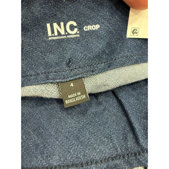 I.N.C. Women's High-Rise Pull-On Flared Cropped Jeans Size 4 NEW # H790 - Picture 6 of 8